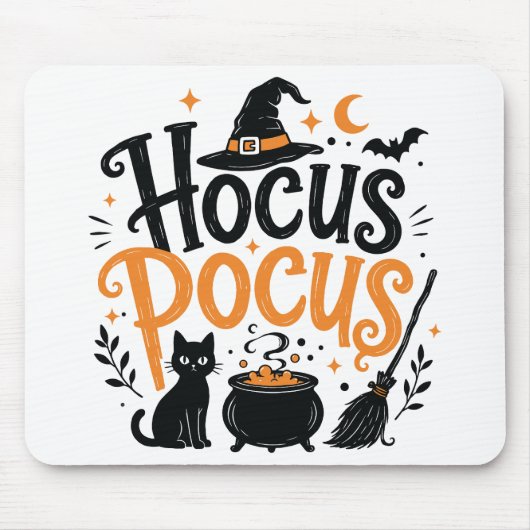 Hocus Pocus Halloween Hexenmauspad Mousepad (Vorne)