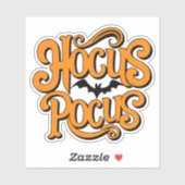 Hocus Pocus Halloween Label (Blatt)
