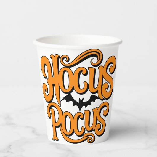 Hocus Pocus Halloween Pappbecher (Vorderseite)