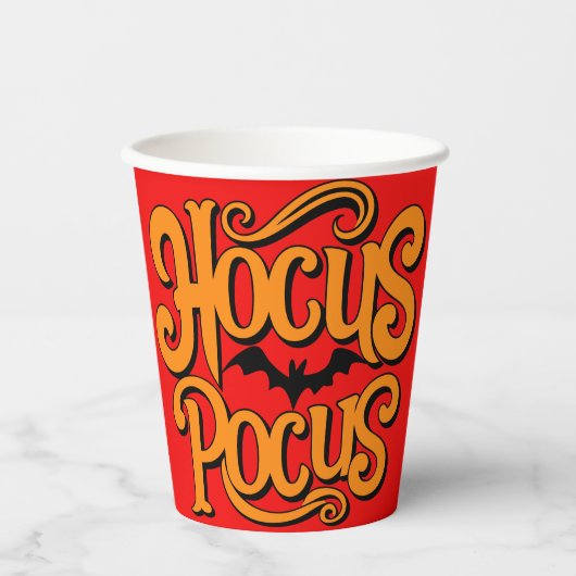 Hocus Pocus Halloween Pappbecher (Vorderseite)