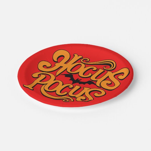 Hocus Pocus Halloween Pappteller (Schrägansicht)