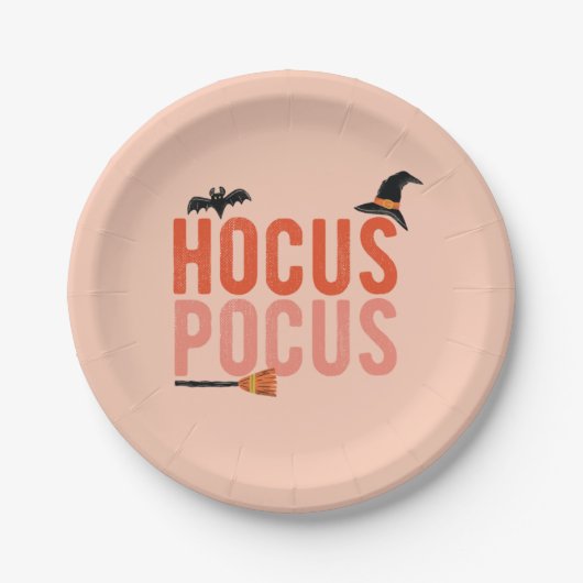 Hocus Pocus Halloween Pappteller (Vorderseite)