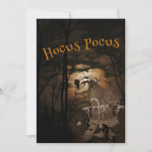 Hocus Pocus Halloween-Party Einladung (Vorderseite)