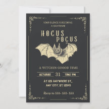 Hocus Pocus Halloween-Party Einladung