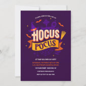 Hocus Pocus Halloween-Party Einladung (Vorderseite)