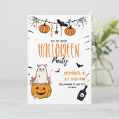 Hocus Pocus Halloween-Party Einladungskarte Einladung (Stehend Vorderseite)