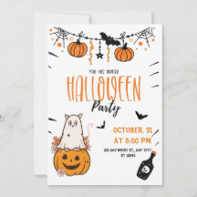 Hocus Pocus Halloween-Party Einladungskarte
