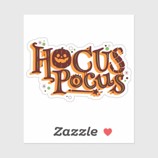 Hocus pocus halloween sticker (Blatt)