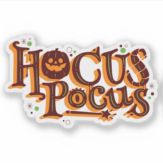 Hocus pocus halloween sticker (Vorderseite)