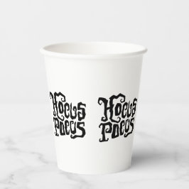 Hocus Pocus Halloween Tasse - Spookoker Schriftart Pappbecher
