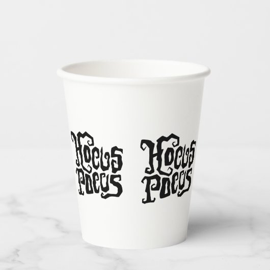 Hocus Pocus Halloween Tasse - Spookoker Schriftart Pappbecher (Vorderseite)