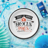 Hocus Pocus Halloween Typografie Pappteller (Party)