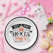 Hocus Pocus Halloween Typografie Pappteller (Party)