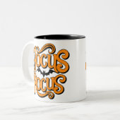 Hocus Pocus Halloween Zweifarbige Tasse (Vorderseite Links)