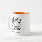 Hocus Pocus Halloween Zweifarbige Tasse (Vorderseite Links)