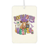 Hocus Pocus Heifer Halloween Cow Autolufterfrischer (Vorderseite)