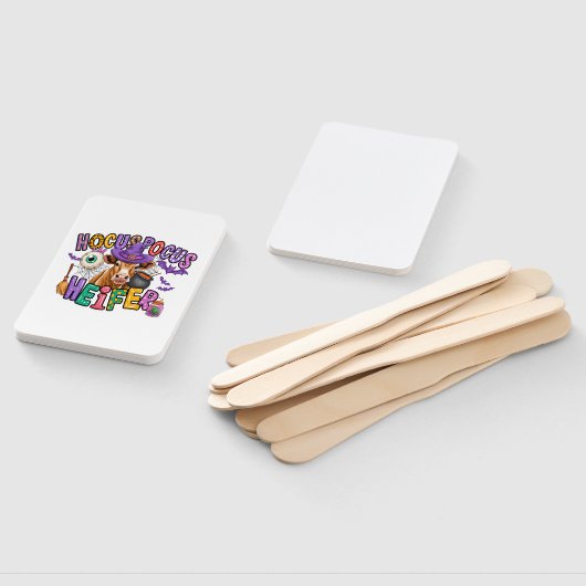 Hocus Pocus Heifer Halloween Cow Fächer (Non-assembled)