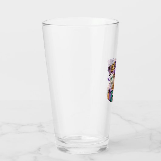 Hocus Pocus Heifer Halloween Cow Glas (Rechts)