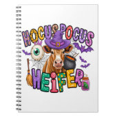 Hocus Pocus Heifer Halloween Cow Notizblock (Vorderseite)