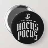 Hocus Pocus Hexe Funny Halloween Button (Vorne & Hinten)