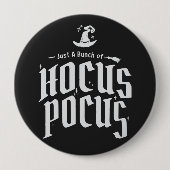 Hocus Pocus Hexe Funny Halloween Button (Vorderseite)
