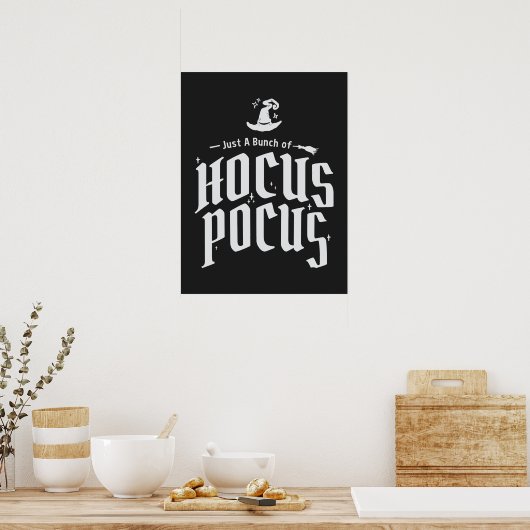 Hocus Pocus Hexe Funny Halloween Poster (Küche)