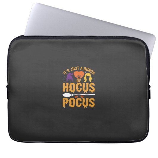 Hocus Pocus Hexe Halloween Vektor Design Laptopschutzhülle (Vorderseite)