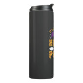 Hocus Pocus Hexe Halloween Vektor Design Thermosbecher (Nach links gedreht)