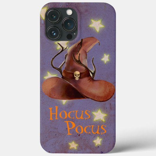 Hocus Pocus Hexenhut Halloween Spooky iPhone Case (Rückseite)