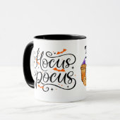 Hocus Pocus I brauche Kaffee zum Fokus Tasse (Vorderseite Links)