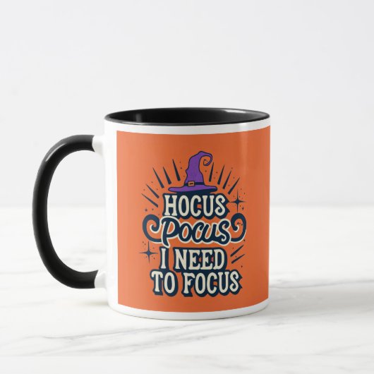 Hocus Pocus I muss fokussieren - Halloween Office Tasse (Links)