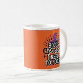Hocus Pocus I muss fokussieren - Halloween Office Tasse (VorderseiteRechts)