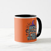 Hocus Pocus I muss fokussieren - Halloween Office Tasse (VorderseiteRechts)