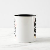 Hocus Pocus I Need Coffee to Focus, Funny Zweifarbige Tasse (Mittel)