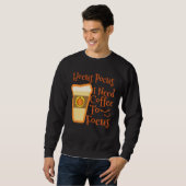 Hocus Pocus I Need Coffee to Focus Halloween Coffe Sweatshirt (Vorne ganz)