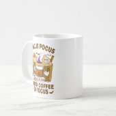 Hocus Pocus I need Coffee To Focus Halloween Kaffeetasse (Vorderseite Links)