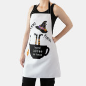 Hocus Pocus I Need Coffee to Focus Halloween Schür Schürze (InSitu)