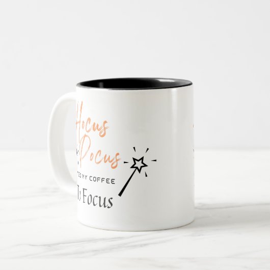 Hocus Pocus Ich brauche Kaffee, um die Tasse zu fo (Vorderseite Links)