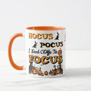 Hocus Pocus Ich brauche Kaffee zum Fokussieren Lus Tasse