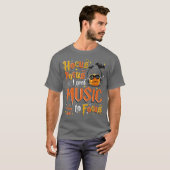 Hocus Pocus Ich brauche Musik, um Haloween T - Shi T-Shirt (Vorne ganz)