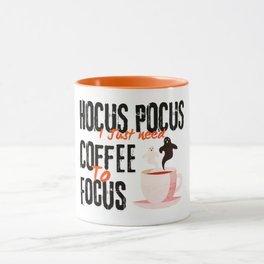 Hocus Pocus Ich brauche nur Kaffee, um Halloween z Tasse (Zentrum)