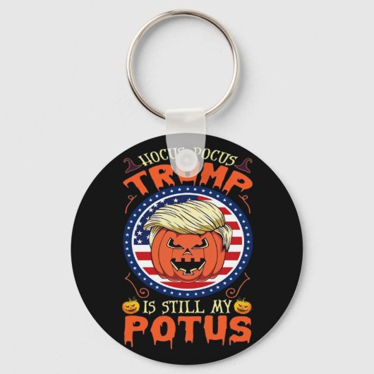 Hocus Pocus ist immer noch mein Potus Trumpkin Hal Schlüsselanhänger (Vorderseite)