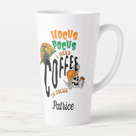 HOCUS POCUS KAFFEZEIT HALLOWEEN SKELETON WITCH MILCHTASSE (Rechts)