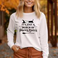 Hocus Pocus Katze Langarm Halloween Damen
