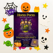 Hocus Pocus Kids Halloween-Party Einladung