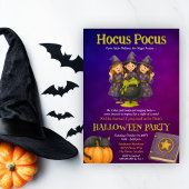 Hocus Pocus Kids Halloween-Party Einladung