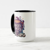 Hocus Pocus Latte Focus Benutzerdefinierter Hexenk Tasse (Vorderseite Links)