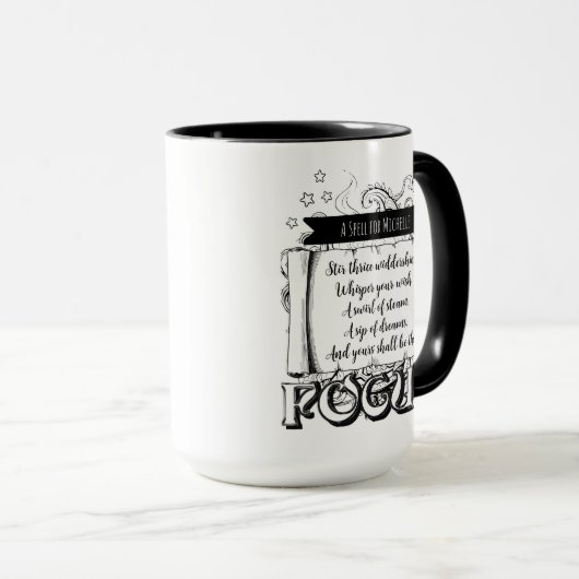 Hocus Pocus Latte Focus Custom Hexenkaffee Tasse (VorderseiteRechts)