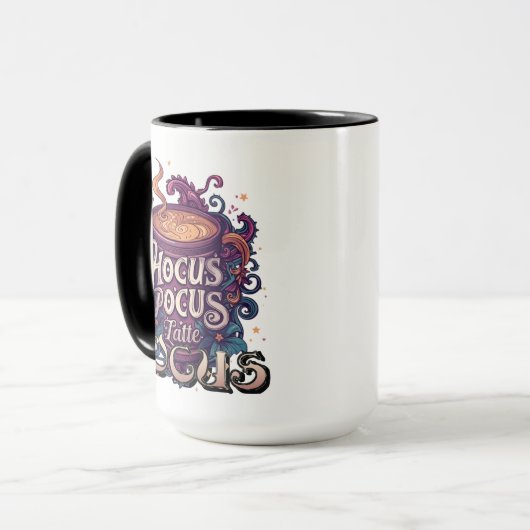 Hocus Pocus Latte Focus Custom Hexenkaffee Tasse (Vorderseite Links)