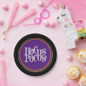 Hocus Pocus Lila Halloween-Papierplatte Pappteller (Party)